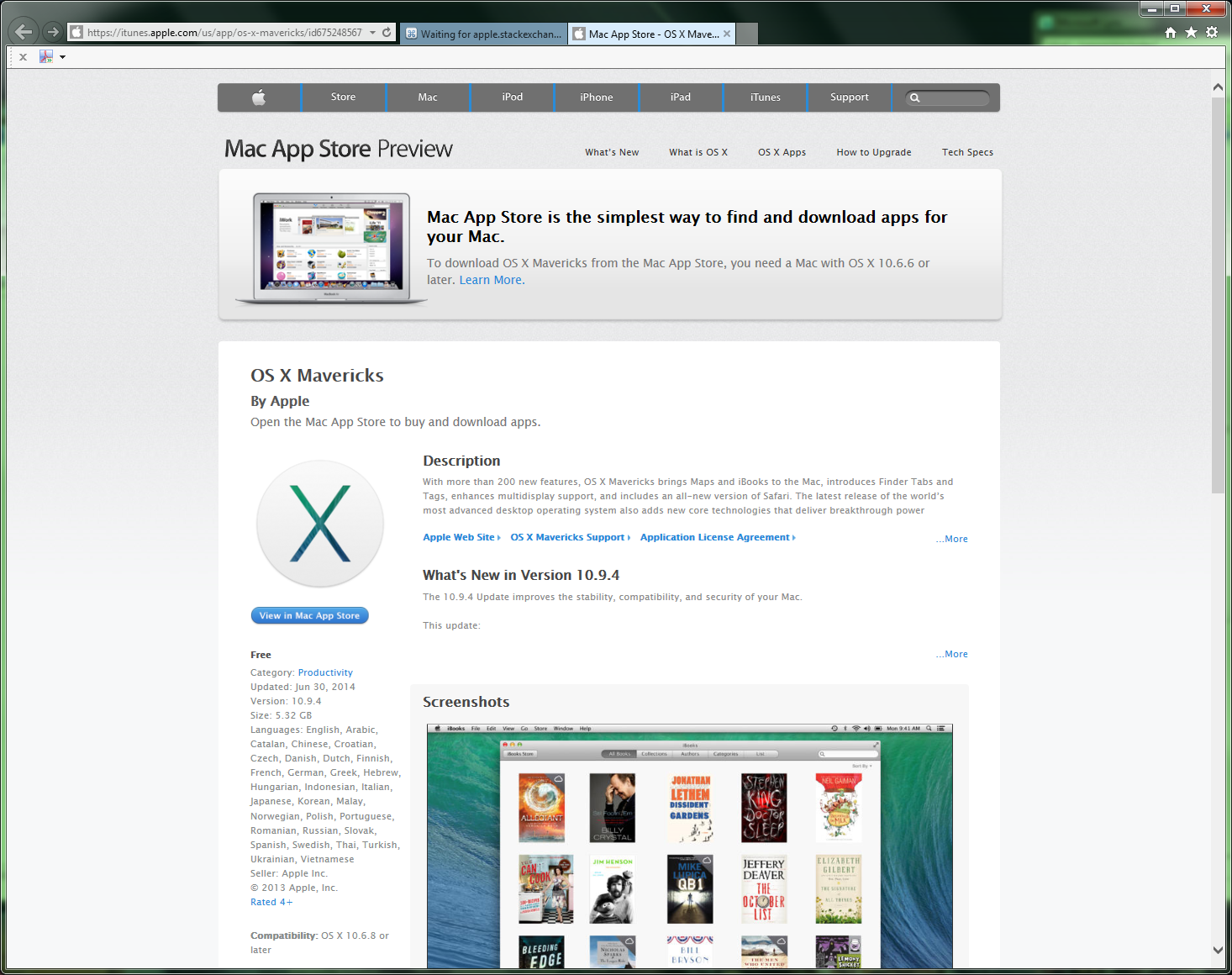 Mac Os X Mountain Lion App Store Download